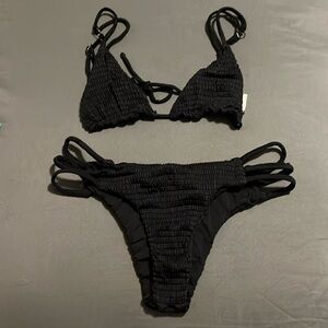 San Lorenzo Black Mykonos Bleu Set. Worn once. Great condition.